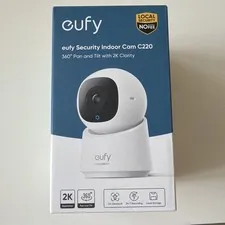 Eufy Security Indoor Cam C220 2K Security Camera 360° PTZ Night Vision 2.4G WiFi