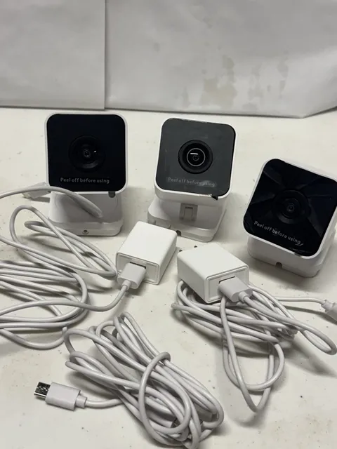 onn. Indoor Wired Security Camera 1080p Video Works W/Google Home OPEN BOX