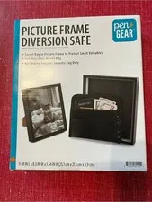 Picture Frame Diversion Safe with Fire Resistant Security Bag