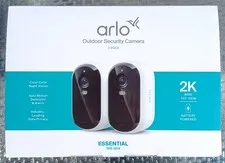 Arlo Essential 3rd GEN Wire-Free 2K Security Camera White 2 Pack VMC3280-100CNS
