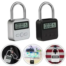 3* Metal Timer Lock Digital Electronic Electronic Time Multi Function