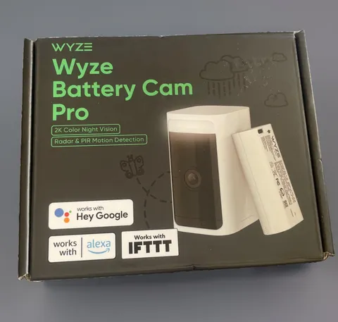 Wyze-Battery Cam Pro 2k-Radar/PIR Motion Detection NIB