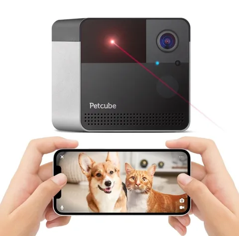 Petcube Play 2 Wi-Fi Pet Camera with Laser Toy for Cats & Dogs
