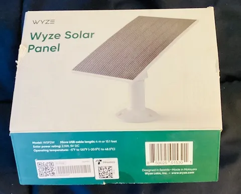 Wyze Solar Panel For Outdoor Camera