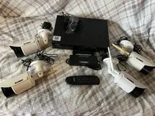 Lorex LH0414-D Digital 4 Channel Surveillance System + 4 Cameras Remote