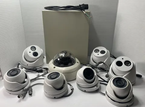 Mixed Security Camera Bundle CCTV Power Supply Honeywell Mini dome Camera + more