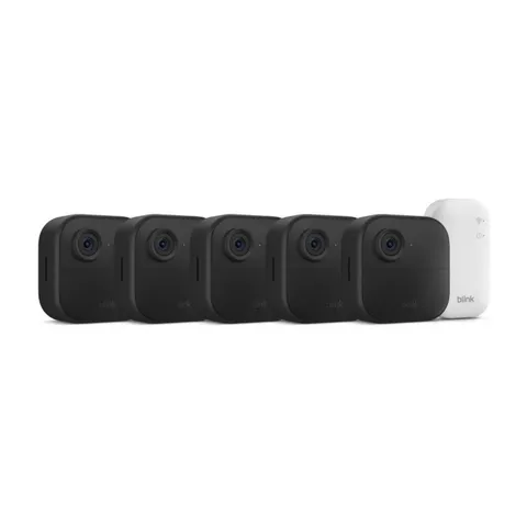 Blink Outdoor 4 Wireless Smart Security Camera, 2 Year Battery Life - 5 Cameras
