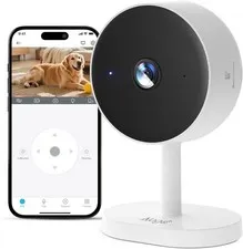 [5G & 2.4G] 2K Indoor Security Camera for Bedroom, Pet/Dog/Baby Camera with P...