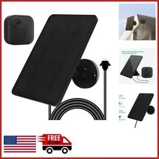 High Efficiency Solar Panel for Blink Camera Outdoor with Adjustable Bracket