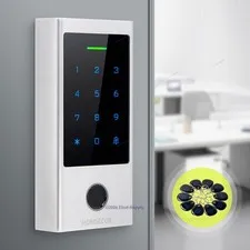 Smart Access System With 10pcs Keyfob Indoor monitor and Outdoor Camera HOMSECUR