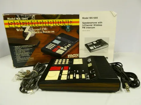 Maxon System Incorporated Model MX-1005 Speakerphone wireless intercom