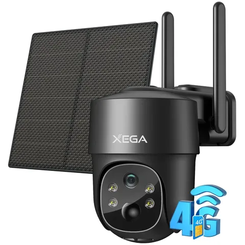 Solar 4G LTE Security Camera with Motion Detection