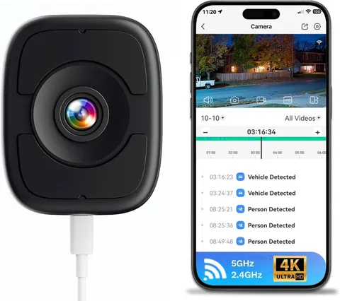 8MP 4K Window Cameras for Home Security, Safeview Window Security Camera with 2.
