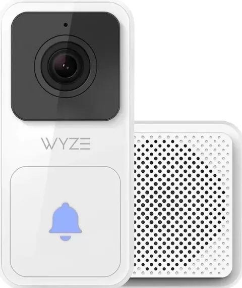 Wyze WVDB1WC1 Video Doorbell Wired 1080p HD Video with 2-Way Audio - White