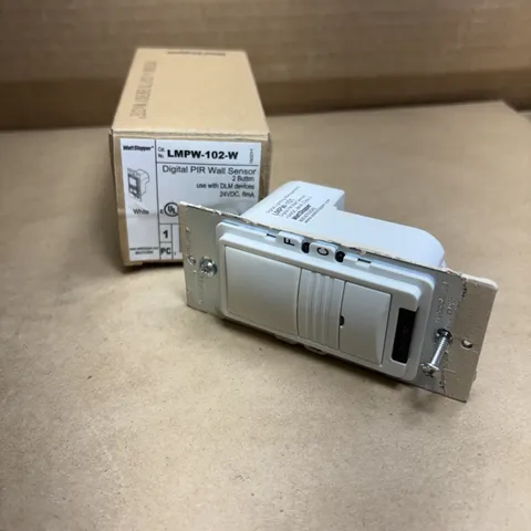 WATTSTOPPER: LMDW-102-W Digital Dual Tech Wall Sensor, 2-button- CLEAN WORKS***
