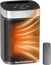 Small Portable Space Heater for Indoor Use - VOCRS 1500W PTC Electric Heater ...