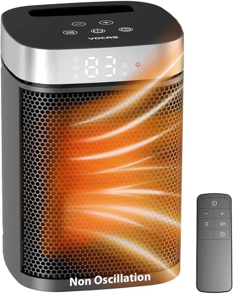 Small Portable Space Heater for Indoor Use - VOCRS 1500W PTC Electric Heater ...
