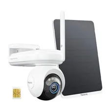 REOLINK Security Cameras Wireless Outdoor, Solar Camera for Home white
