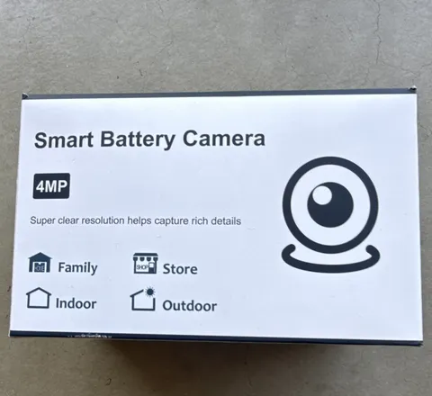 Noonkey Q10 4MP Wireless Wi-Fi Battery Indoor/Outdoor Cam Night Vision Siren