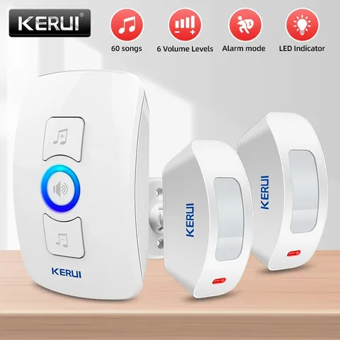 Wireless Driveway Alarm Infrared Motion Sensor Home Garage Alert Security System