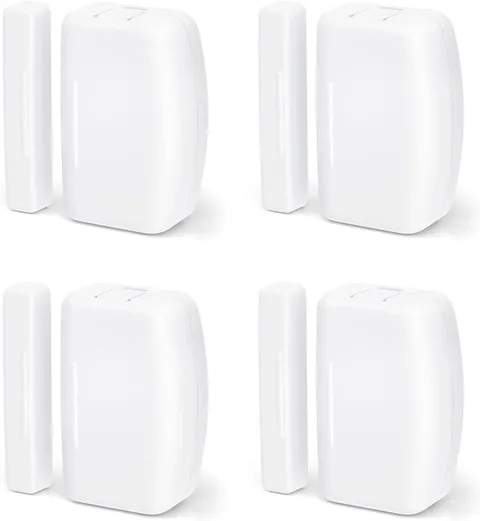 Zigbee Contact Sensor 4 Pack, Door and Window Monitor, Home Automation,Works ...
