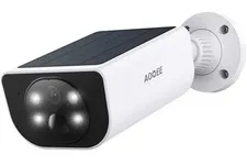 portable compact 2K Solar Outdoor Camera WiFi Night Vision Alexa Google Home