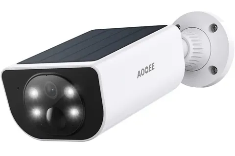portable compact 2K Solar Outdoor Camera WiFi Night Vision Alexa Google Home