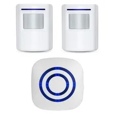 Wireless Home Security Driveway Alarm, Entry Alert, Visitor Door Bell Chime w...