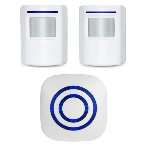 Wireless Home Security Driveway Alarm, Entry Alert, Visitor Door Bell Chime w...