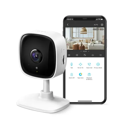 2K Indoor Security Camera for Baby Monitor, Dog Camera w/Motion Detection, 2-...