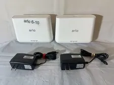 Two (2x) ARLO VMB4000 Base Station Smart Home Security Camera Hub w/ Power - 2A