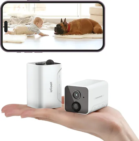 ieGeek Indoor 1080P Security Camera Wireless Home Battery CCTV with Night Vision