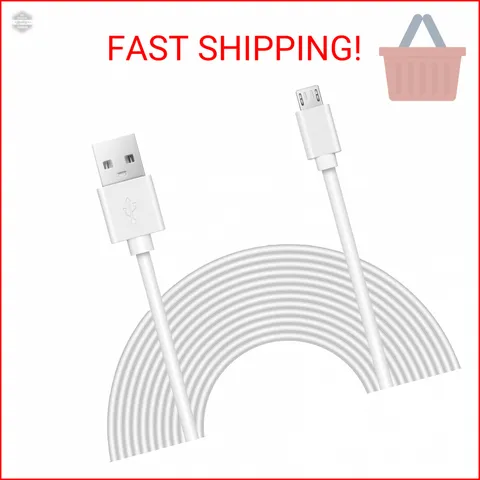 Benair 15 Feet Power Extension Cable Compatible with Wyze Cam v3 Indoor Outdoor,