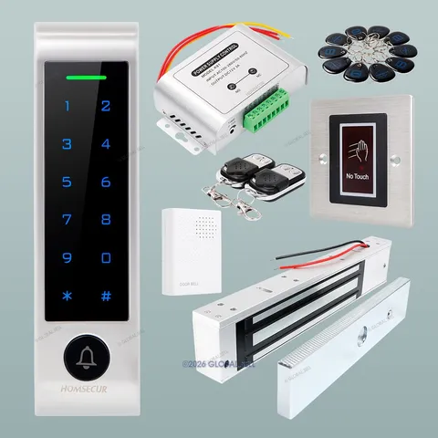 HOMSECUR Weatherproof IP66 APP WIFI Password RFID Access Control Anti-Tamper