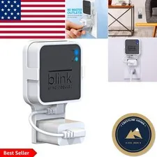 Compact and Secure Outlet Wall Mount for Blink Sync Module 2 - No Messy Wires