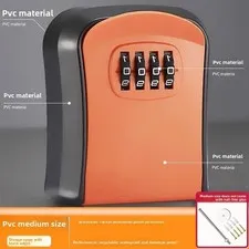 Key Safe Combination Lock Box - Wall Mounted Heavy Duty Waterproof Key Storage