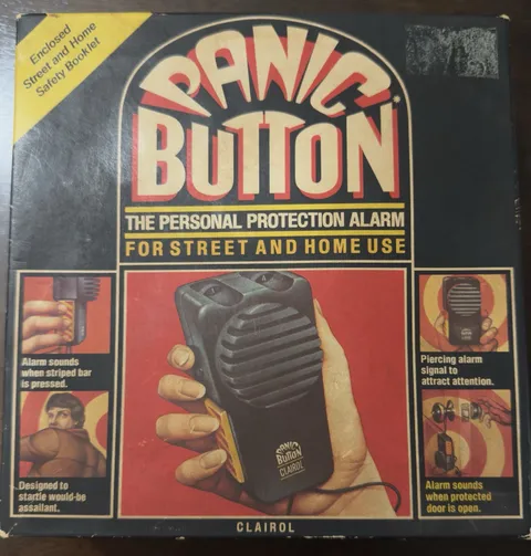 Vintage 1979 Clairol Panic Button for Street and Home Use Original Box