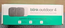 Blink Outdoor 4 Wireless Security Camera System 2 Cameras Sync Module Included