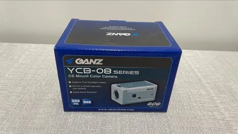Ganz YCB-08 CS Mount Color Box Camera Digital Day/Night 600 TVL Motion Detect