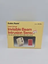 NOS Radio Shack Pulsed Infrared Invisible Beam Intrusion Sensor 49-551A READ