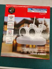 MATCHMASTER WIFI KIT 2TB NVR 2 X BULLET CAMERAS 9 CHANNEL 50MM-KWB01 BRAND NEW