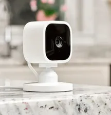 Blink Mini Smart Security Camera 1080p HD Night Vision Alexa White NEW