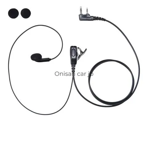 BLUE CENTURY [Kenwood DEMITOSS] Compatible L-shaped 2-pin Spark Plug Earphone