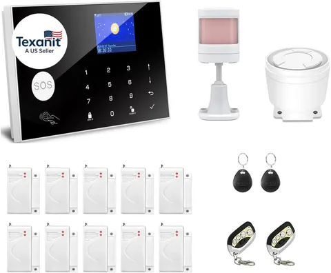 Wifi and 3/4G GSM Home Burglar Security Alarm System Auto Dial with Smart Life a