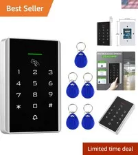 Fire Retardant Door Access Control Keypad - Supports 1000 Users with 5 Key Fobs