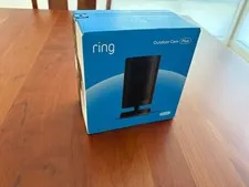 Ring Outdoor Cam Plus, Plug-In, Wide-Angle Video, Low-Light Sight for Full Color