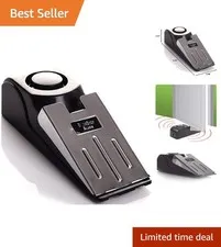 Portable Door Stop Alarm with 120db Sound - Essential Home & Travel Safety Tool