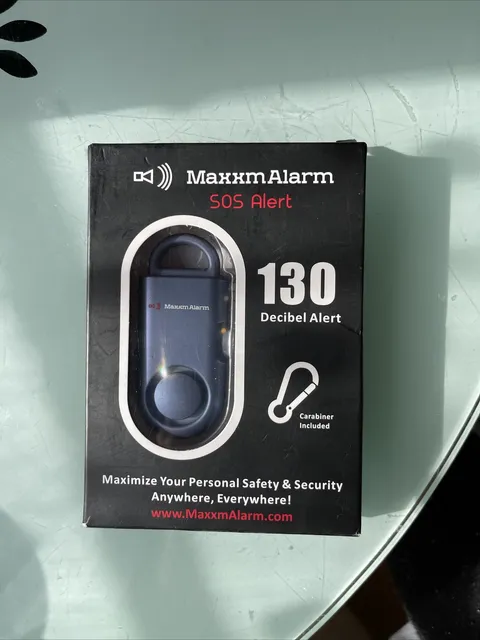 MaxxmAlarm/iMaxAlarm Eco Maxx Portable Personal Security Alarm Matte Blue
