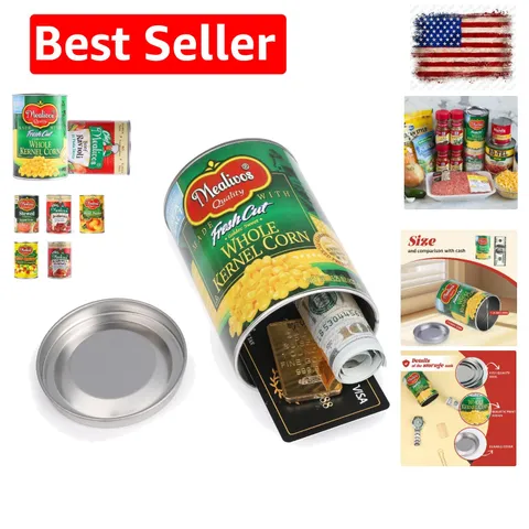 Portable Fake Can Diversion Safe for Keys, Cash, Jewelry - Hidden in Plain Sight