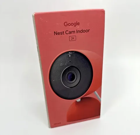 Google Nest Cam Indoor 2K Wired (3rd Gen) Security Camera, Red *NEW*